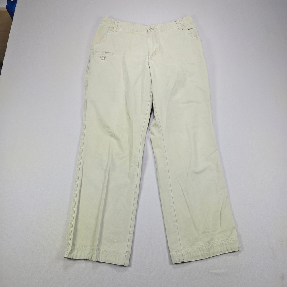 Columbia Pants Khaki‎ Canvas Outdoor Straight Leg Tan Womens Size 10 Regular